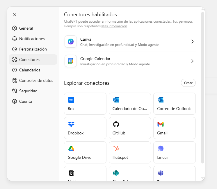 Integraciones de ChatGPT